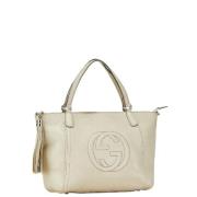 Gucci Vintage Pre-owned Laeder handvskor White, Dam