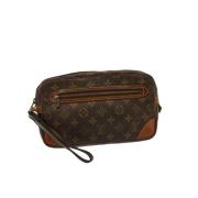 Louis Vuitton Vintage Pre-owned Canvas louis-vuitton-vskor Brown, Dam