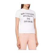 Elisabetta Franchi Vita Toppar T-Shirt -> Vita Toppar och T-Shirt Whit...