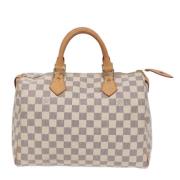 Louis Vuitton Vintage Pre-owned Canvas handvskor Beige, Dam