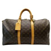 Louis Vuitton Vintage Pre-owned Canvas handvskor Brown, Dam