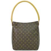 Louis Vuitton Vintage Pre-owned Canvas handvskor Brown, Dam