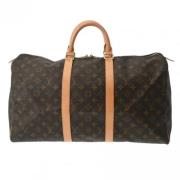 Louis Vuitton Vintage Pre-owned Canvas handvskor Brown, Dam