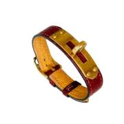 Hermès Vintage Pre-owned Laeder armband Brown, Dam