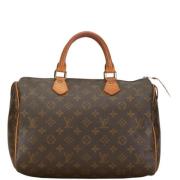 Louis Vuitton Vintage Pre-owned Canvas handvskor Brown, Dam