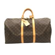 Louis Vuitton Vintage Pre-owned Canvas handvskor Brown, Dam