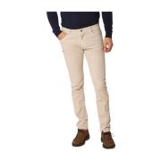 Mason's Slim Fit Sammet Chino Byxor Beige, Herr