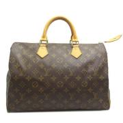 Louis Vuitton Vintage Pre-owned Canvas handvskor Brown, Dam