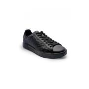 Guess Svarta herrsneakers med logodetaljer Black, Herr