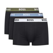 Hugo Boss 3-pack Stretch Bomullsboxers - Svart Black, Herr