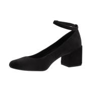 Alohas Antoine Velvet Svarta Pumps Black, Dam