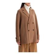 Filippa K Dubbelknäppt Ull Cashmere Cabanrock Beige, Dam