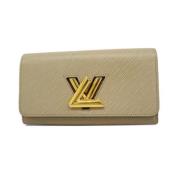 Louis Vuitton Vintage Pre-owned Laeder plnbcker Beige, Dam