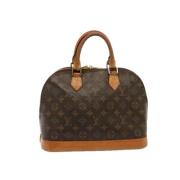 Louis Vuitton Vintage Pre-owned Canvas handvskor Brown, Dam