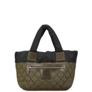 Chanel Vintage Pre-owned Tyg chanel-vskor Green, Dam