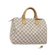 Louis Vuitton Vintage Pre-owned Canvas handvskor Beige, Dam