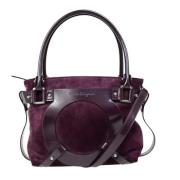 Salvatore Ferragamo Pre-owned Pre-owned Mocka handvskor Purple, Dam