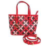 Michael Kors Pre-owned Pre-owned Canvas totevskor Red, Dam