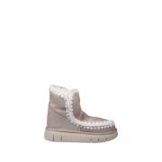 Mou Stone Metallic Eskimo Bounce Boot Beige, Dam