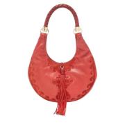 Yves Saint Laurent Vintage Pre-owned Laeder handvskor Red, Dam