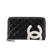 Chanel Vintage Pre-owned Laeder chanel-vskor Black, Dam