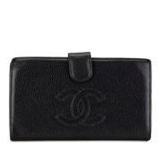 Chanel Vintage Pre-owned Laeder plnbcker Black, Dam