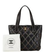 Chanel Vintage Pre-owned Laeder chanel-vskor Black, Dam