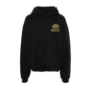 Rhude Cresta Hoodie i Svart Black, Herr