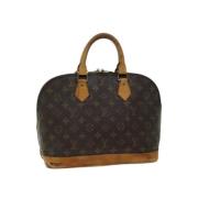 Louis Vuitton Vintage Pre-owned Canvas handvskor Brown, Dam