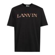 Lanvin Klassisk Curb T-shirt Black, Herr