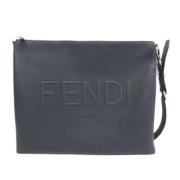 Fendi Vintage Pre-owned Laeder fendi-vskor Blue, Dam