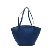 Louis Vuitton Vintage Pre-owned Laeder louis-vuitton-vskor Blue, Dam