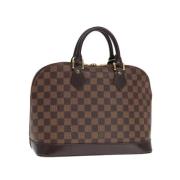 Louis Vuitton Vintage Pre-owned Canvas handvskor Brown, Dam