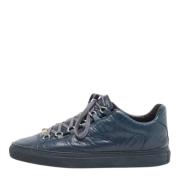 Balenciaga Vintage Pre-owned Laeder sneakers Blue, Herr