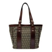 Fendi Vintage Pre-owned Canvas fendi-vskor Brown, Dam