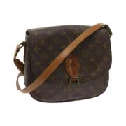 Louis Vuitton Vintage Pre-owned Tyg louis-vuitton-vskor Brown, Dam