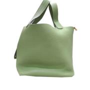 Hermès Vintage Pre-owned Laeder handvskor Green, Dam