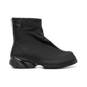 424 Textil Boots med Läder Interiör Black, Herr