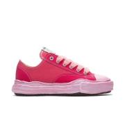 Mihara Yasuhiro Rosa Canvas Sneaker med OG Sole Pink, Herr