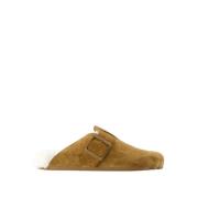 Balenciaga Beige Syntetiska Slip-On Sandaler Beige, Dam