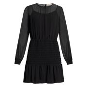 Michael Kors Svart Smock Mini Klänning Black, Dam