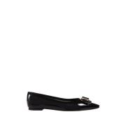 Salvatore Ferragamo Mesh Ballerinaskor Black, Dam