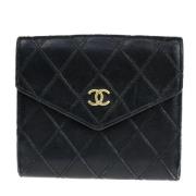 Chanel Vintage Pre-owned Laeder plnbcker Black, Dam