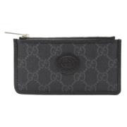 Gucci Vintage Pre-owned Laeder plnbcker Black, Dam