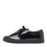 Prada Vintage Pre-owned Laeder sneakers Black, Herr