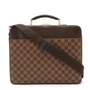 Louis Vuitton Vintage Pre-owned Canvas portfljer Brown, Dam