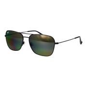 Maui Jim Stiliga UV-skyddande solglasögon Black, Herr