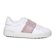 Valentino Garavani Studded Läder Sneakers White, Dam