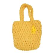 JW Anderson Stilren Filt Shopper Väska Yellow, Dam