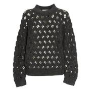 Isabel Marant Étoile Antracit Stickat för Kvinnor Aw24 Gray, Dam